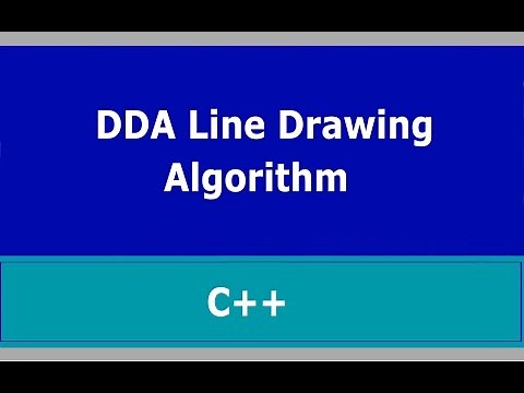 DDA Line Drawing Algorithm in C++ | TurboC++ |