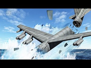 Air Force B-52 Crashes Just After TakeOff | Falling Apart Over Guam and Kyrgyzstan