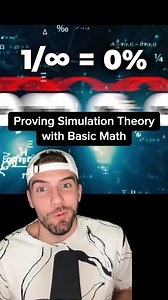1.4M views · 28K reactions | Proving simulation theory (the idea that our entire reality is a computer simulation) with 5th grade math, go cry about it #interesting #facts #theory #mindblown #videogames | Filip Zieba | Facebook