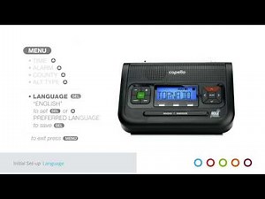 Initial Set-Up of Your Capello Safe & Sound Weather Alert Radio