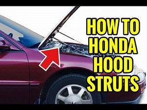 03 - 07 Honda Accord Hood Strut Shocks Replacement | Accord Coupe | V6 J Series | Hood Dampers