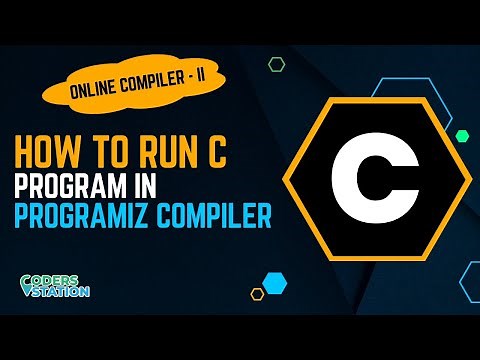 How to run C program in online compiler (programiz compiler) | Online programiz C compiler
