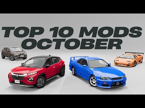 Top 10 Free Mods in October BeamNG Drive