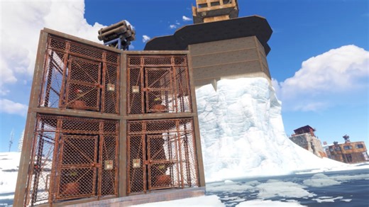 Raiding an Impenetrable Iceberg Castle From a Boat