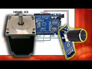 Rotary encoder. TB6560. Arduino UNO. Stepper Motor Speed Control.