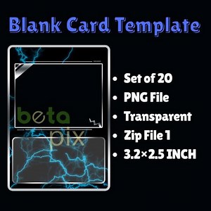 Custom Trading Card Templates | Digital Download | Pokémon, MTG, Yu-gi-oh - Etsy