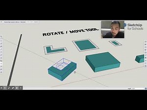 SketchUp - Rotate Using the Move Tool