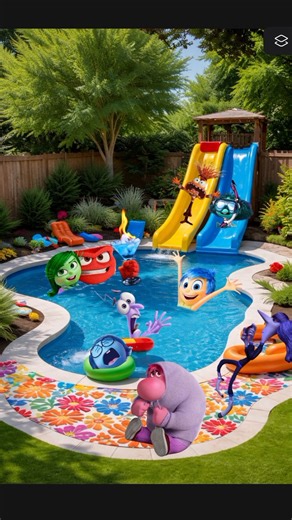 POV: Your emotions on a pool day 😂 | #insideout2 #anger #chaos #pov