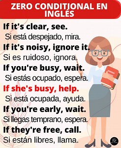 El Zero Conditional es una estructura que expresa hechos generales o verdades universales. Se forma con la estructura "If Present Simple, Present Simple" y se utiliza para afirmaciones absolutamente ciertas cuando se cumple la condición. Amplía tu vocabulario con frases y expresiones en inglés💪 Lista de palabras muy usadas🔥Zero conditional📗 📘Vocabulario muy usado que debes conocer✍️No te rindas, te lo debes🙏 #inglesfacil #inglesdefinitivo #ingles #adjectives #English #nouns #prepositions #c