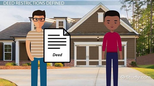 Deed Restrictions in Real Estate | Definition & Examples