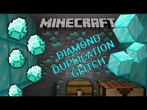 How to Duplicate Diamonds in Minecraft 1.14 (Tutorial)
