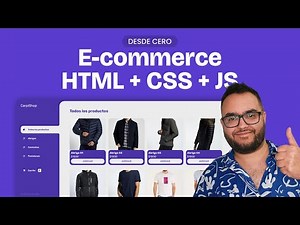 E-commerce DESDE CERO con HTML, CSS, JS y localStorage 😱