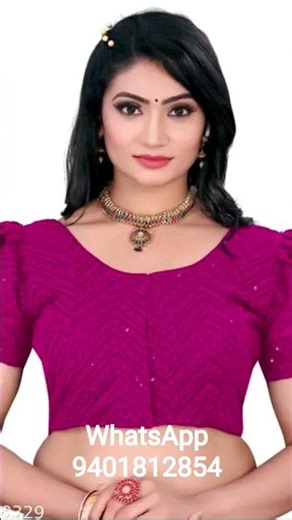 Ready Made Net Blouse for Women, Embroidery with Sequence Stylist Work