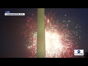 LIVE: July 4th fireworks light up the sky above Washington, D.C.