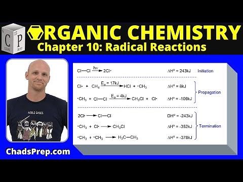 10.3 The Mechanism of Free Radical Halogenation