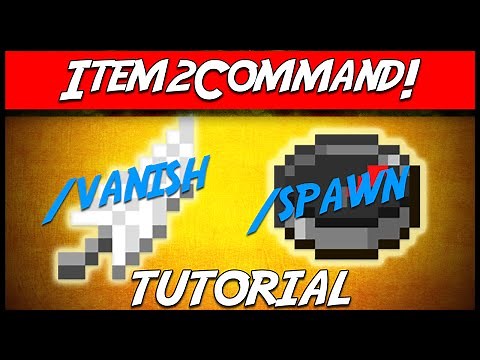 Minecraft | Item2Command! (Set a command to an item, EASY) | Plugin Tutorial