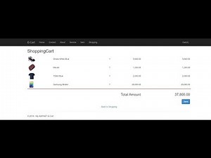 ASP.NET MVC Shopping Cart Part II
