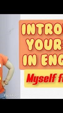 Self Introduction in English for Kids | Introduce Yourself In English | Speech on Myself For Kids