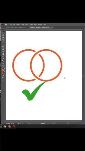 Tips Circle Logo Design in Illustrator . #illustrator #photoshop #shortsfeed