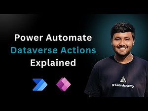 Power Automate Dataverse Actions Explained | Real-World Flow ft. Jay Patel