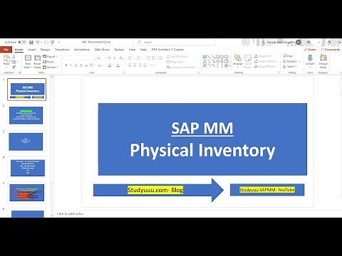 SAP MM-- Physical Inventory full overview explanation with accounting keys