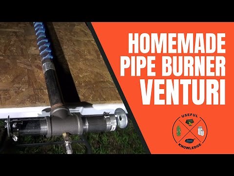 Pipe Burner Venturi | Useful Knowledge