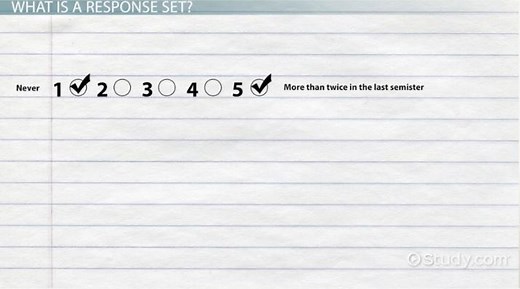 Response Set in Psychology | Definition, Types & Examples