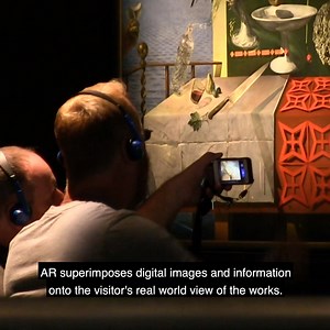 1.8K views · 106 reactions | Did you know that Salvador Dali's masterworks can come to life with the help of Augmented Reality? Download the free Dali Museum App and try it! | The Dalí Museum | Facebook