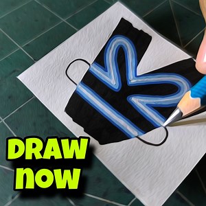 1.9M views · 1.3K reactions | K drawing using neon light | All About Art | Facebook