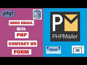 How to send email with phpmailer using php contact form