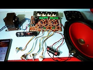 2n3055 transistor audio amplifier kit full wiring details and audio test (100% working korba)