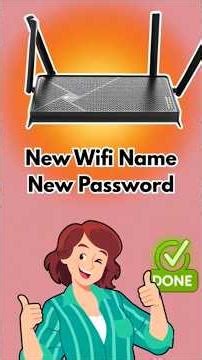 Change Your WiFi Name & Password in 20 Seconds! #WiFiHack #HomeNetwork #internettips