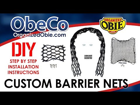DIY Making a Barrier Cubby Hole Net UPDATE w Soldering Iron