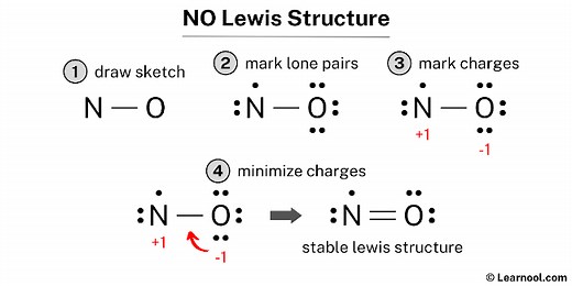 NO Lewis structure - Learnool