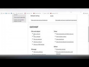 How to file GST return in Canada
