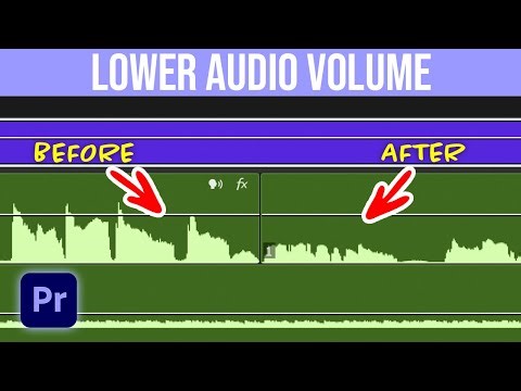How To Lower Audio Volume In Premiere Pro
