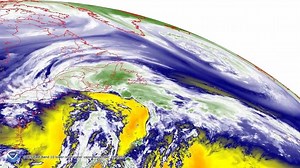 2.6K views · 103 reactions | GOES East viewed a powerful mid-latitude cyclone near Greenland on Nov. 17, 2019, which contained embedded mini-cyclones as well as a phenomenon known as a sting jet. Learn more: go.usa.gov/xp9Uh | NOAA Satellite and Information Service | Facebook