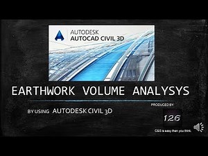 Earthwork Volume Civil 3D 2019 (Cut &Fill)