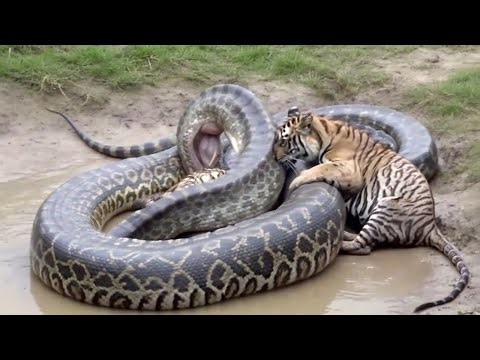 Tiger vs Giant Python | Rare Wildlife Encounter