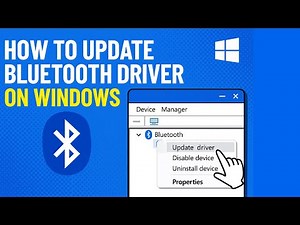 How to Update Bluetooth Driver on Windows 10/11 | Fix Bluetooth Not Working