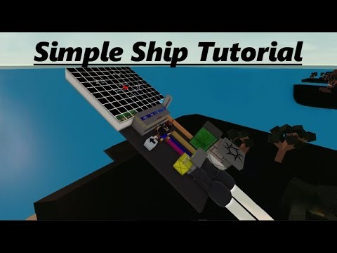Roblox Waste of Space: Simple ship tutorial