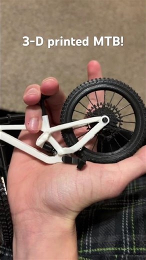 3D printed MTB! #mtb #3dprints #diy #smallbusiness #cool