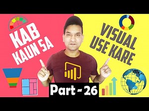 Power BI Visualization Tutorial | Power BI List of Visualizations | Visual Types in Power BI