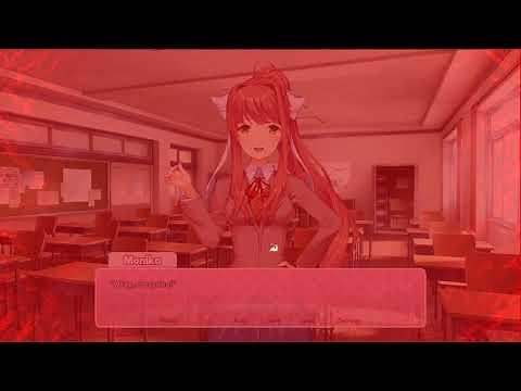 DDLC - Red Screen