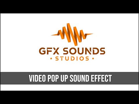 Video Pop Up Sound Effect