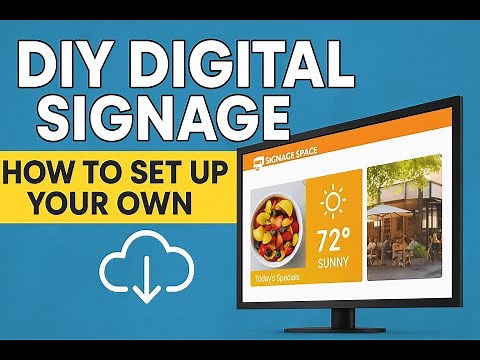 DIY Digital Signage: How to Set Up Your Own Free Digital Display System