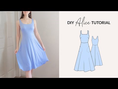 How to Sew a Fit & Flare Dress: Tutorial + Pattern | DwT Patterns