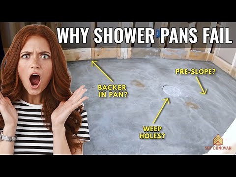 Why Shower Pans Fail | Avoid These Mistakes! (Most Pros Do it Wrong!)