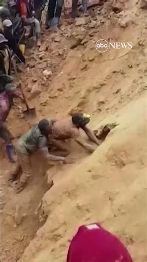 Nine Congolese miners escape from collapsed gold mine | ABC News