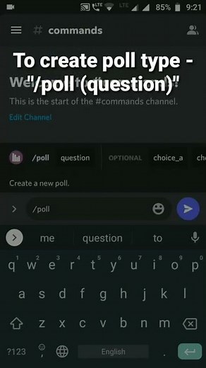 How to create polls in Discord Using Simple poll bot | #roduz #discord #polls